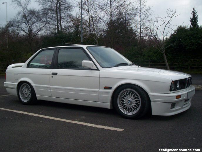 My idea of what I want is a 325is Alpine White BBS 15 reworked interior